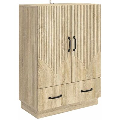 VIDAXL Credenza Rovere Sonoma 66 X 34,5 X 92 Cm Legno VIDAXL Credenza Rovere Sonoma 66 X 34,5 X 92 Cm Legno