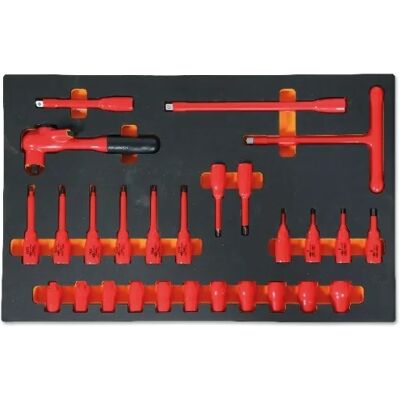 Beta M108 Termoformato Morbido Con Utensili Per Elettrotecnica 27 Pz. - 27 - Beta M108 Termoformato Morbido Con Utensili Per Elettrotecnica 27 Pz. - 27 -