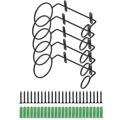 OEM Portabottiglie In Metallo Da Appendere, Composto Da 6 Pezzi Con Viti OEM Portabottiglie In Metallo Da Appendere, Composto Da 6 Pezzi Con Viti