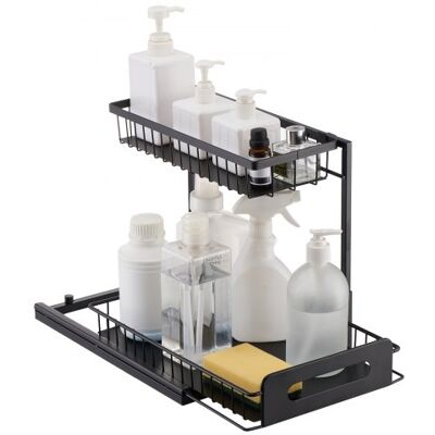 OEM Organizzatore Estensibile A 2 Ripiani, Organizzatore Scorrevole OEM Organizzatore Estensibile A 2 Ripiani, Organizzatore Scorrevole