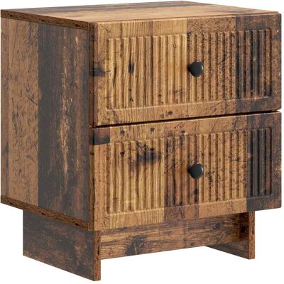 VIDAXL Armadio Da Notte Con Cassetto Legno Antico 43 X 34,5 X 47,5 Cm VIDAXL Armadio Da Notte Con Cassetto Legno Antico 43 X 34,5 X 47,5 Cm