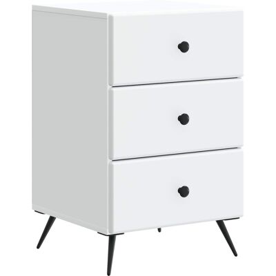 VIDAXL Armadio Da Notte Bianco 43 X 41 X 66,5 Cm Legno Ingegnerizzato VIDAXL Armadio Da Notte Bianco 43 X 41 X 66,5 Cm Legno Ingegnerizzato