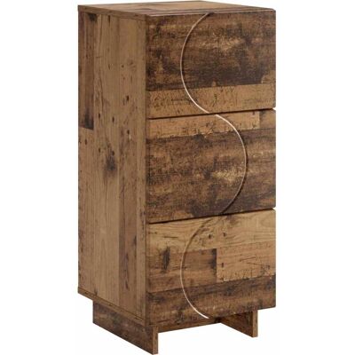 VIDAXL Credenza Legno Antico 33,5 X 34,5 X 75 Cm Legno VIDAXL Credenza Legno Antico 33,5 X 34,5 X 75 Cm Legno