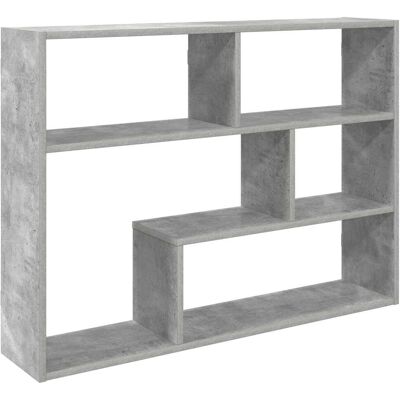 VIDAXL Scaffale Da Parete A Parete Grigio Cemento 95 X 20 X 69,5 Cm VIDAXL Scaffale Da Parete A Parete Grigio Cemento 95 X 20 X 69,5 Cm