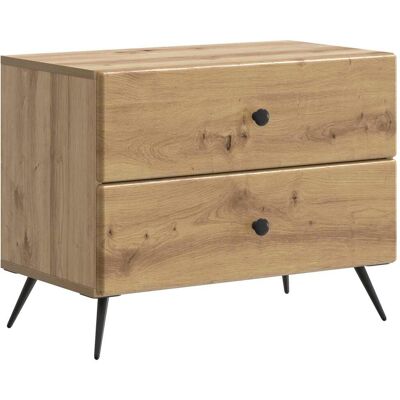 VIDAXL Armadio Da Notte Rovere Artigianale 62 X 34,5 X 47,5 Cm VIDAXL Armadio Da Notte Rovere Artigianale 62 X 34,5 X 47,5 Cm