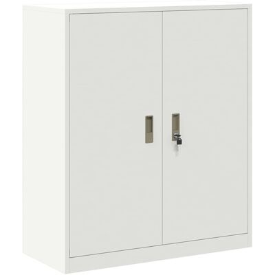 VIDAXL Armadio Bianco 90 X 40 X 105 Cm Acciaio VIDAXL Armadio Bianco 90 X 40 X 105 Cm Acciaio