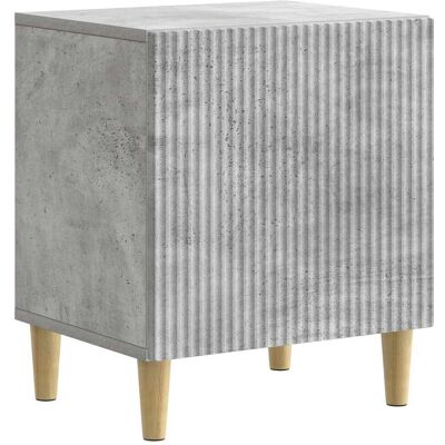 VIDAXL Armadio Da Notte Grigio Cemento 43 X 34,5 X 50 Cm VIDAXL Armadio Da Notte Grigio Cemento 43 X 34,5 X 50 Cm