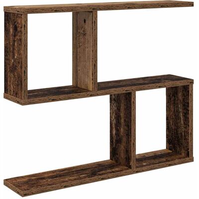 VIDAXL Scaffale Da Parete Legno Antico 60 X 12 X 50,5 Cm VIDAXL Scaffale Da Parete Legno Antico 60 X 12 X 50,5 Cm
