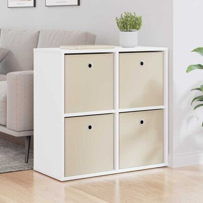 VIDAXL Credenza Con Cassetto Bianco 68,5 X 32 X 67 Cm VIDAXL Credenza Con Cassetto Bianco 68,5 X 32 X 67 Cm