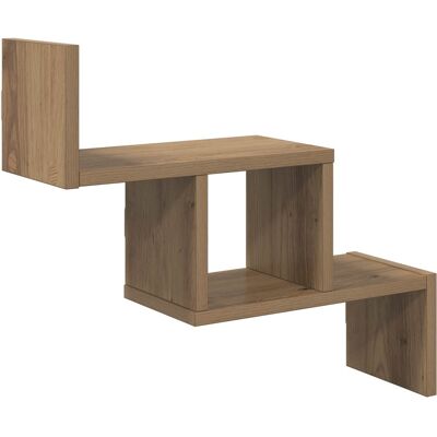 VIDAXL Scaffale Da Parete Rovere Artigianale 48 X 15 X 42 Cm VIDAXL Scaffale Da Parete Rovere Artigianale 48 X 15 X 42 Cm