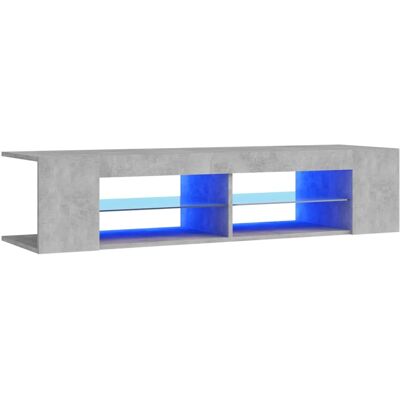 vidaXL Mobile TV con LED Grigio Cemento - Mobile TV vidaXL Mobile TV con LED Grigio Cemento - Mobile TV