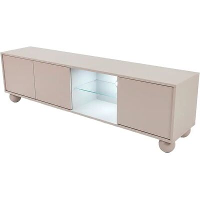Unique Mobile Tv Basso 3 Porte E 2 Nicchie Con Led - Beige Myvaro Unique Mobile Tv Basso 3 Porte E 2 Nicchie Con Led - Beige Myvaro