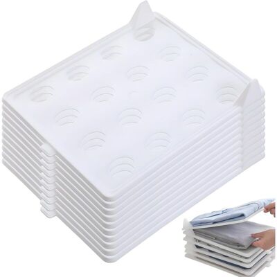 OEM Organizzatore Per Cassetti Per Magliette E Camicie – Set Di 10 Pezzi Impilabili, Ideale Per Riporre In Ordine Vestiti In Camerino O Armadio. OEM Organizzatore Per Cassetti Per Magliette E Camicie – Set Di 10 Pezzi Impilabili, Ideale Per Riporre In Ordine Vestiti In Camerino O Armadio.