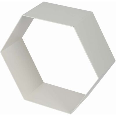 KIMONO Mensola Esagono Metallo Bianco KIMONO Mensola Esagono Metallo Bianco