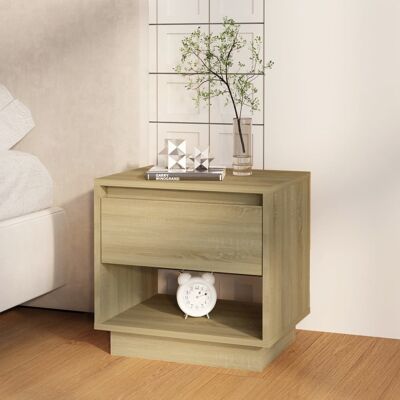 VIDAXL Comodino Rovere Sonoma 45x34x44 Cm In Truciolato - VIDAXL Comodino Rovere Sonoma 45x34x44 Cm In Truciolato -