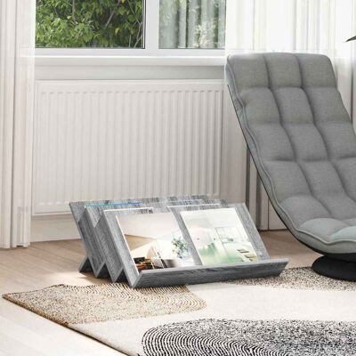 VIDAXL Scaffale Per Riviste Grigio Sonoma 65 X 53 X 28,5 Cm VIDAXL Scaffale Per Riviste Grigio Sonoma 65 X 53 X 28,5 Cm