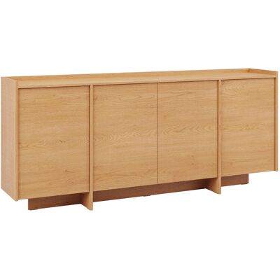 PETITS-MEUBLES Buffet 4 Ante Japandi Marrone 89,6cm PETITS-MEUBLES Buffet 4 Ante Japandi Marrone 89,6cm