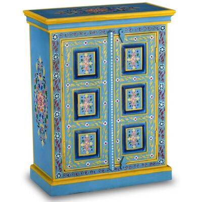 HELLOSHOP26 Credenza A Buffet Mobile Contenitore In Legno Massello Di Mango Dipinto A Mano Turchese 4402023 HELLOSHOP26 Credenza A Buffet Mobile Contenitore In Legno Massello Di Mango Dipinto A Mano Turchese 4402023