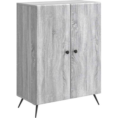 VIDAXL Credenza Grigio Sonoma 66 X 34,5 X 90 Cm Legno Ingegnerizzato VIDAXL Credenza Grigio Sonoma 66 X 34,5 X 90 Cm Legno Ingegnerizzato