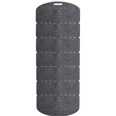 OEM Organizzatore Di Cappelli Pieghevole Da Parete Con 14 Doppie Tasche, Vassoio Compatto Per Cappelli Da Appendere Alla Porta O Al Muro - Crezuo OEM Organizzatore Di Cappelli Pieghevole Da Parete Con 14 Doppie Tasche, Vassoio Compatto Per Cappelli Da Appendere Alla Porta O Al Muro - Crezuo