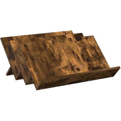 VIDAXL Scaffale Per Riviste Rovere Fumé 65 X 53 X 28,5 Cm VIDAXL Scaffale Per Riviste Rovere Fumé 65 X 53 X 28,5 Cm