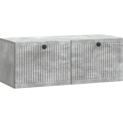 VIDAXL Mobile Porta Tv Da Muro Grigio Cemento 78,5 X 31 X 30 Cm VIDAXL Mobile Porta Tv Da Muro Grigio Cemento 78,5 X 31 X 30 Cm