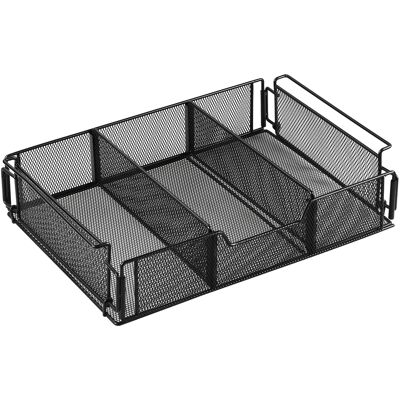 Infinite Organizzatore Da Scrivania Sospeso Oaza Slidemobile Contenitore Sottotavolo In Metallo Nero, 365 X 235 X 82 Mm, Con 6 Viti Infinite Organizzatore Da Scrivania Sospeso Oaza Slidemobile Contenitore Sottotavolo In Metallo Nero, 365 X 235 X 82 Mm, Con 6 Viti