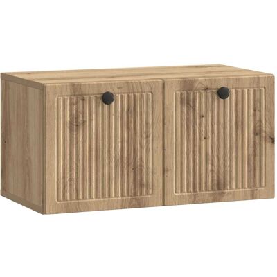 VIDAXL Mobile Porta Tv Da Muro Rovere Artigianale 59,5 X 31 X 30 VIDAXL Mobile Porta Tv Da Muro Rovere Artigianale 59,5 X 31 X 30