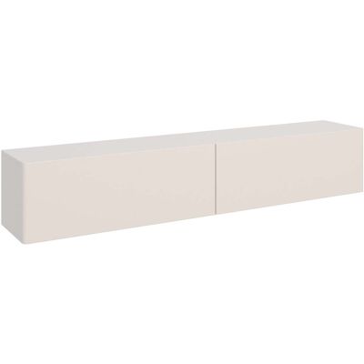 SELSEY Olio - Mobile Tv Con Due Ante A Ribalta - 175 Cm - Cashmere SELSEY Olio - Mobile Tv Con Due Ante A Ribalta - 175 Cm - Cashmere