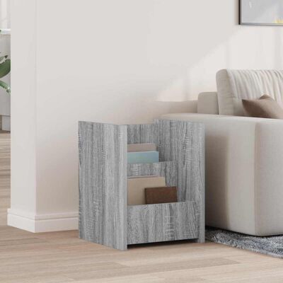 VIDAXL Scaffale Per Riviste Grigio Sonoma 35 X 35 X 45 Cm VIDAXL Scaffale Per Riviste Grigio Sonoma 35 X 35 X 45 Cm