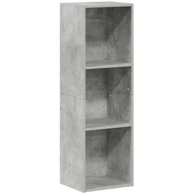 vidaXL Libreria - Grigio cemento - 36x30x114 cm - Mobile libreria/TV vidaXL Libreria - Grigio cemento - 36x30x114 cm - Mobile libreria/TV