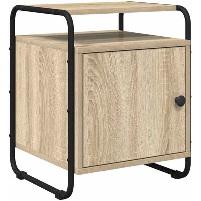 VIDAXL Armadio Da Notte Rovere Sonoma Legno Ingegnerizzato VIDAXL Armadio Da Notte Rovere Sonoma Legno Ingegnerizzato