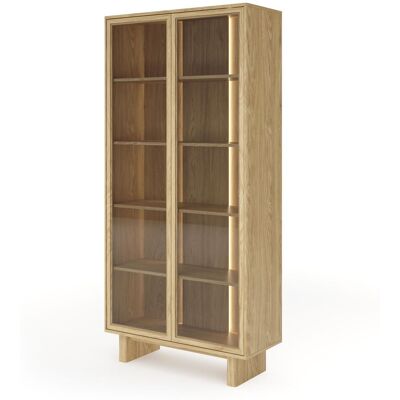 3XE LIVING Vetrina, Rovere Oliato, 93,5 X 194,8 X 38,1 Cm 3XE LIVING Vetrina, Rovere Oliato, 93,5 X 194,8 X 38,1 Cm