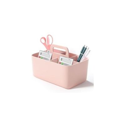 OEM Organizzatore Impilabile Per Riporre Oggetti, Scatola Portaoggetti In Plastica, Cestino Portaoggetti Con Maniglia, Organizer Versatile Con Divisori Rimovibili, Adatto Per Uffici, Aule, Armadi, Rosa - OEM Organizzatore Impilabile Per Riporre Oggetti, Scatola Portaoggetti In Plastica, Cestino Portaoggetti Con Maniglia, Organizer Versatile Con Divisori Rimovibili, Adatto Per Uffici, Aule, Armadi, Rosa -