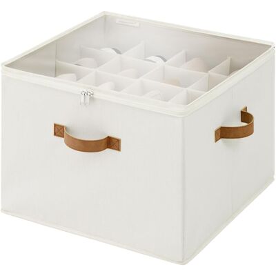 TIGREZY Organizzatore Per Scarpe Da Armadio, Contenitore Per 16 Paia Di Scarpe, Scatola In Tessuto Con Coperchio Trasparente, Beige TIGREZY Organizzatore Per Scarpe Da Armadio, Contenitore Per 16 Paia Di Scarpe, Scatola In Tessuto Con Coperchio Trasparente, Beige