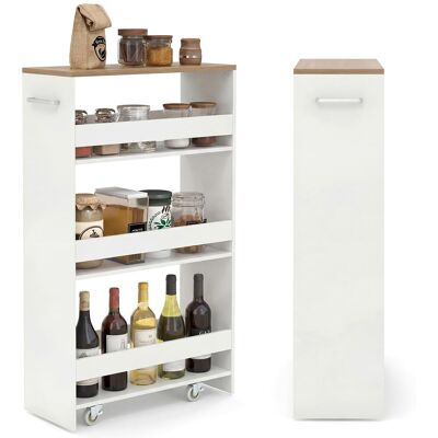 COSTWAY Carrello Da Cucina,carrello Cucina,salvaspazio,carrello Con Ruote Portatutto Cucina,carrello Portafrutta,carrello Portavivande,carrello Portaoggetti,s COSTWAY Carrello Da Cucina,carrello Cucina,salvaspazio,carrello Con Ruote Portatutto Cucina,carrello Portafrutta,carrello Portavivande,carrello Portaoggetti,s