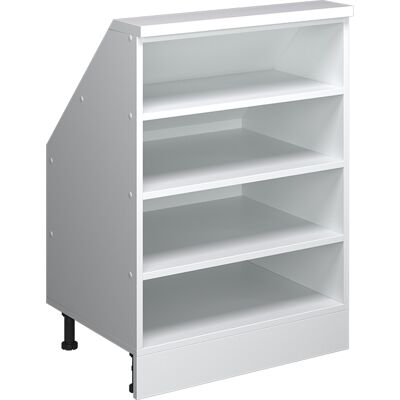 Vicco Mobile Sottotetto Rion, Bianco, 60 X 81.6 Cm Con 4 Scomparti, Vicco Mobile Sottotetto Rion, Bianco, 60 X 81.6 Cm Con 4 Scomparti,