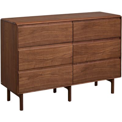 SKLUM Cassettiera A 6 Cassetti 120x40 Cm In Legno Treveris SKLUM Cassettiera A 6 Cassetti 120x40 Cm In Legno Treveris