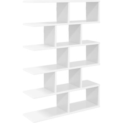 VIDAXL Scaffale Da Parete Bianco 70 X 20 X 100 Cm Legno Ingegnerizzato VIDAXL Scaffale Da Parete Bianco 70 X 20 X 100 Cm Legno Ingegnerizzato