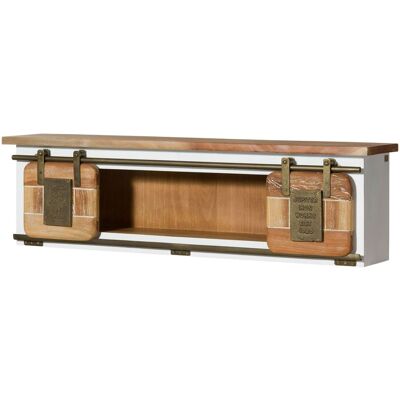 Massivmoebel24 Mensola Mango Bianco Laccato 130x25x35 (bxtxh) Montato Railway 565 Massivmoebel24 Mensola Mango Bianco Laccato 130x25x35 (bxtxh) Montato Railway 565