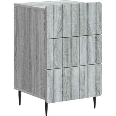 VIDAXL Armadio Da Notte Con Cassetto Grigio Sonoma 43x 41 X 68 Cm VIDAXL Armadio Da Notte Con Cassetto Grigio Sonoma 43x 41 X 68 Cm