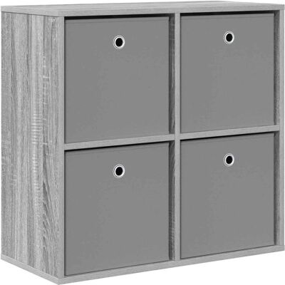 VIDAXL Credenza Con Cassetto Grigio Sonoma 68,5 X 32 X 67 Cm VIDAXL Credenza Con Cassetto Grigio Sonoma 68,5 X 32 X 67 Cm