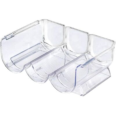 TEHTUY Portabottiglie Impilabile In Plastica, 1 Pezzo, Portabottiglie Per Vino, Organizer Per Bottiglie, Contenitore Per Bottiglie In Frigorifero, Ripiano Per Vino Per Un Massimo Di 3 Bottiglie In Totale, Tr TEHTUY Portabottiglie Impilabile In Plastica, 1 Pezzo, Portabottiglie Per Vino, Organizer Per Bottiglie, Contenitore Per Bottiglie In Frigorifero, Ripiano Per Vino Per Un Massimo Di 3 Bottiglie In Totale, Tr