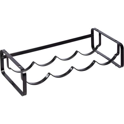 TEHTUY Portabottiglie Da Tavolo Impilabile, Nero, 9,6 Cm (profondità) X 41,5 Cm (larghezza) X 20,4 Cm (altezza) TEHTUY Portabottiglie Da Tavolo Impilabile, Nero, 9,6 Cm (profondità) X 41,5 Cm (larghezza) X 20,4 Cm (altezza)