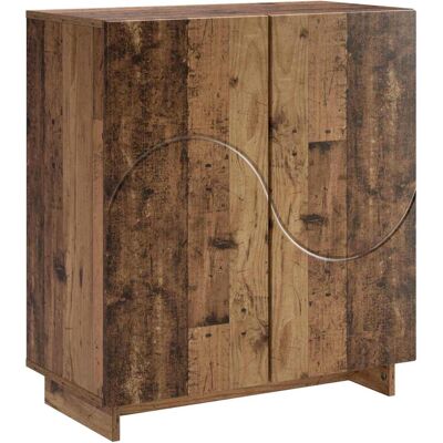 VIDAXL Credenza Legno Antico 67 X 34,5 X 75 Cm Legno VIDAXL Credenza Legno Antico 67 X 34,5 X 75 Cm Legno