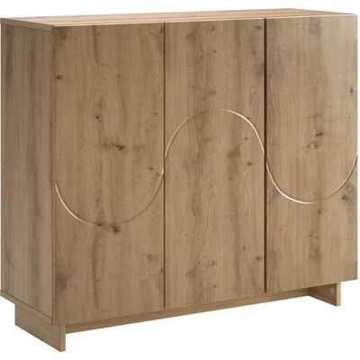 VIDAXL Credenza Rovere Artigianale 85,5 X 31 X 75 Cm VIDAXL Credenza Rovere Artigianale 85,5 X 31 X 75 Cm