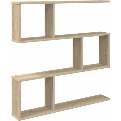 VIDAXL Scaffale Da Parete Rovere Sonoma 80 X 12 X 79,5 Cm VIDAXL Scaffale Da Parete Rovere Sonoma 80 X 12 X 79,5 Cm