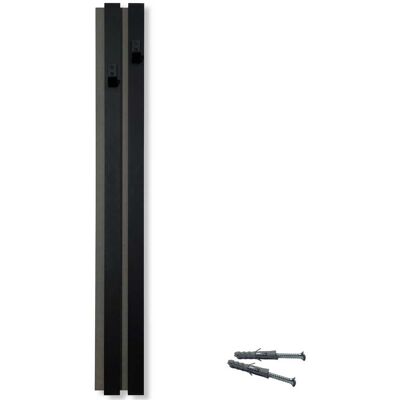 OEM Gruccia Appendiabiti In Legno Lamele 98cm Modulo 12cm Nero OEM Gruccia Appendiabiti In Legno Lamele 98cm Modulo 12cm Nero