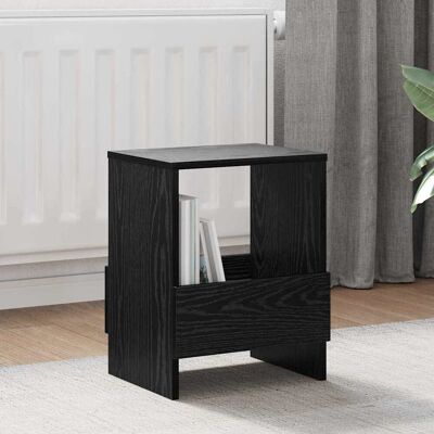 VIDAXL Scaffale Per Riviste 2 Pcs Rovere Nero 35 X 30 X 45 Cm VIDAXL Scaffale Per Riviste 2 Pcs Rovere Nero 35 X 30 X 45 Cm