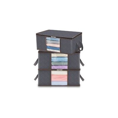 OEM Borsa Portaoggetti Da 35 Litri Per Vestiti, Contenitore Pieghevole Da Riporre Sotto Il Letto Per Camera Da Letto, Piumoni, Vestiti, Coperte, Giocattoli, Confezione Da 3 - Crezuo OEM Borsa Portaoggetti Da 35 Litri Per Vestiti, Contenitore Pieghevole Da Riporre Sotto Il Letto Per Camera Da Letto, Piumoni, Vestiti, Coperte, Giocattoli, Confezione Da 3 - Crezuo
